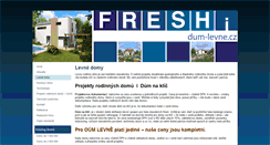 Desktop Screenshot of dum-levne.cz